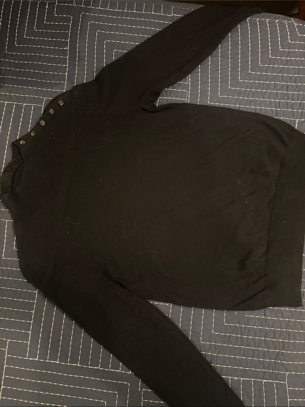 Black Crewneck Womens